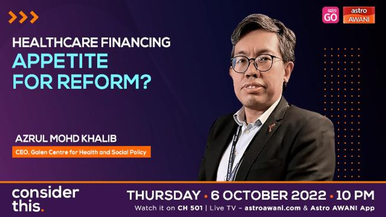 Consider This: Healthcare Financing (Part 1) — Dependence on Budget Allocation Unsustainable?