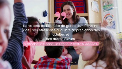 Les enfants transgenres peuvent porter le prénom de leurs choix à l'école