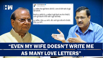 "Chill...Even My Wife Doesn't Write As Many Love Letters": Arvind Kejriwal's Cheeky Reply To Delhi LG Saxena
