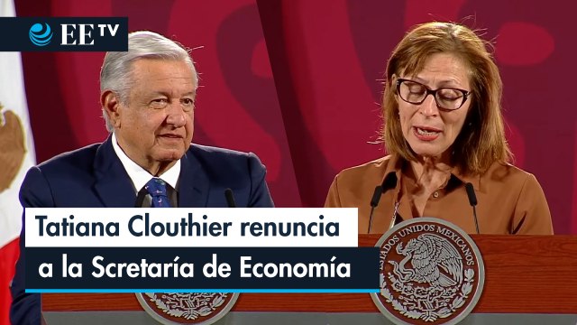 Tatiana Clouthier presentó su renuncia a la Secretaría de Economía en la mañanera