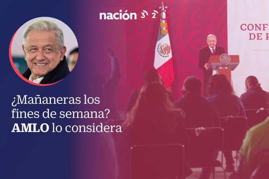 ¿Mañaneras los fines de semana? AMLO lo considera
