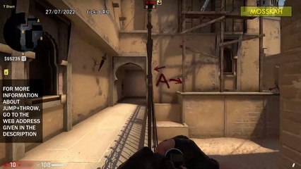 How to Smoke CT Start on Mirage, option 2 - CSGO