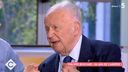 Philippe Bouvard émeut dans C à Vous : "Le grand âge m'a valu quelques sérieux handicaps"