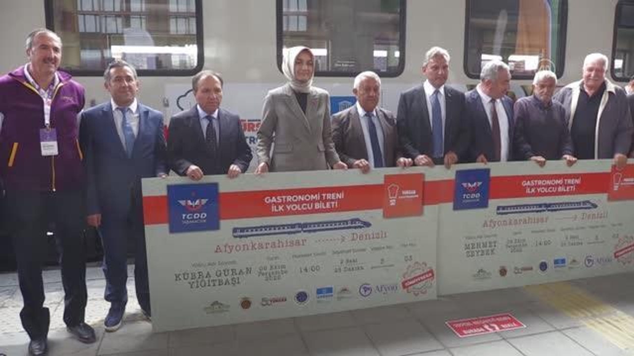 AFYONKARAHİSAR - Gastronomi treni ilk seferine başladı