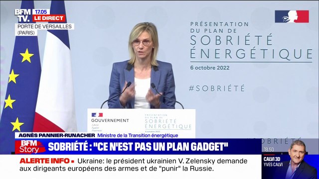 Agnès Pannier-Runacher: On ne demandera jamais à des Français en situation de sobriété subie de faire des économies