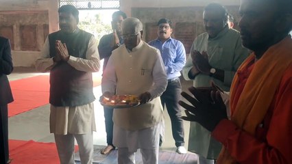 मध्यप्रदेश के राज्यपाल पहुंचे मानगढ़ धाम, धूणी पर किया पूजन