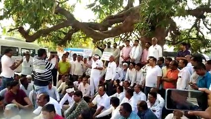 VIDEO : सत्याग्रह छावनी पर किसानों का धरना-प्रदर्शन, हिरासत में