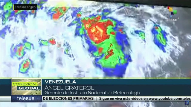 Venezuela registra constantes lluvias debido a influencia de depresión tropical