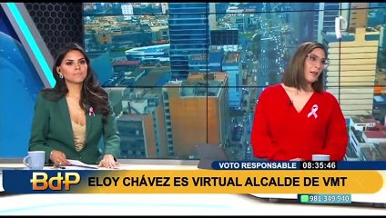 Eloy Chávez, el actual alcalde de VMT que seguirá al mando del distrito: "Nos faltó tiempo"