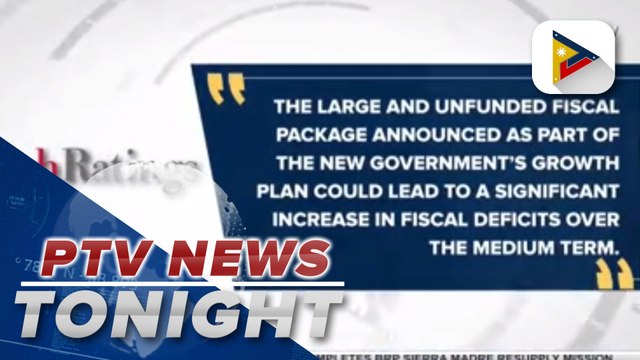 Fitch lowers outlook for UK rating from stable to negative