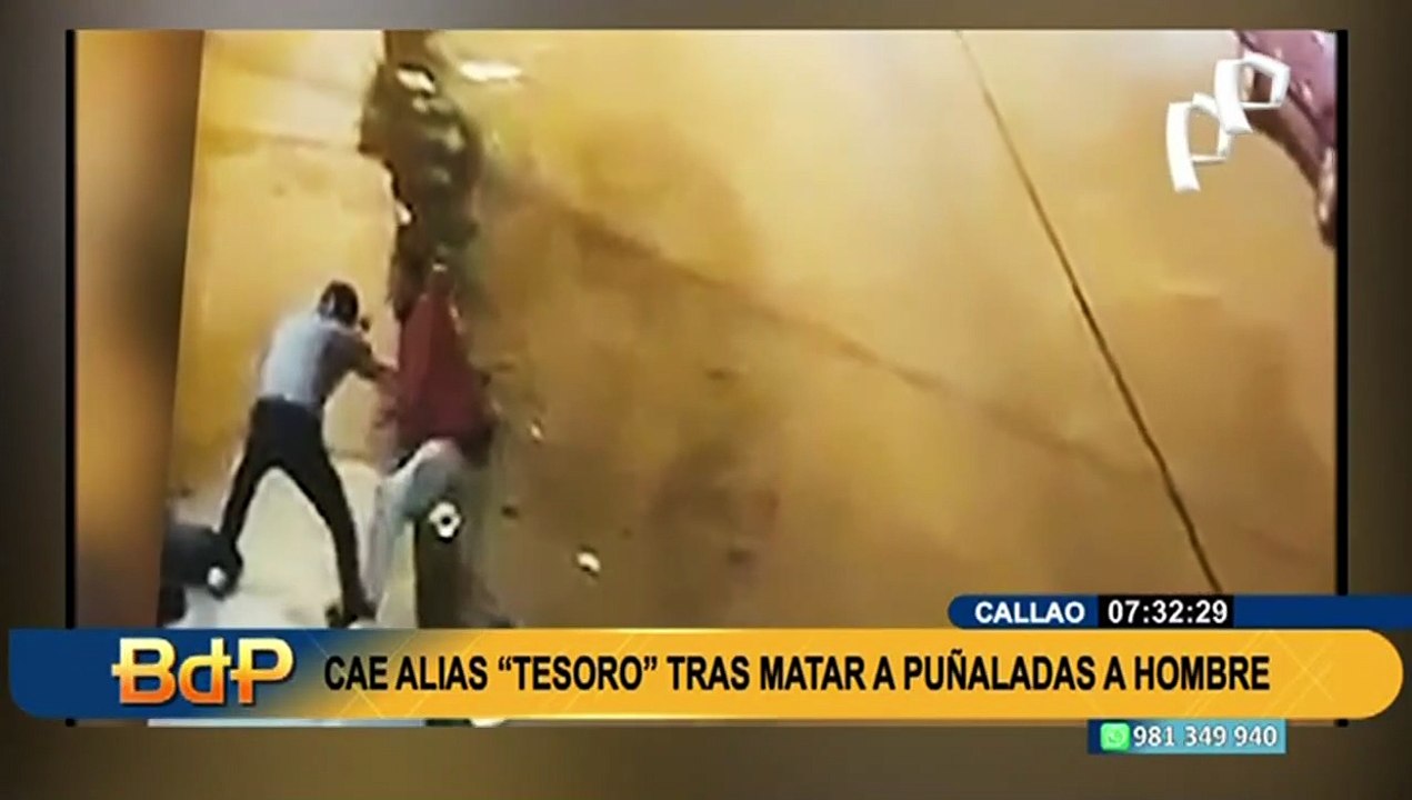 Capturan a alias Tesoro, quien mató a puñaladas a "su amigo" por conflicto de drogas