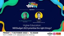 It's About YOUth: Will Budget 2023 prioritise the right things for higher education?