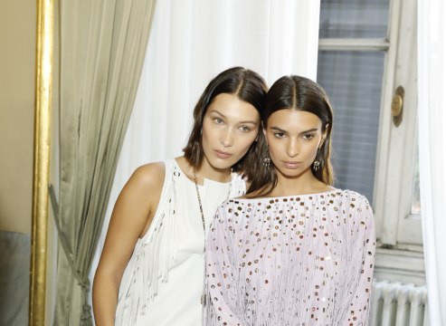 Bella Hadid s Impromptu Photoshoot With Emily Ratajkowski Included Itty Bitty Bras and the