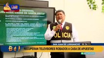 Cae integrante de banda criminal que robó monitores y televisores de casa de apuestas