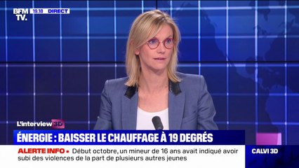 Agnès Pannier-Runacher sur la sobriété énergétique: "C'est pas un plan pour passer l'hiver mais pour atteindre la neutralité carbone en 2050"