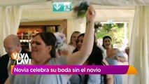 Novio la deja plantada en al altar, ella celebra la boda sin él