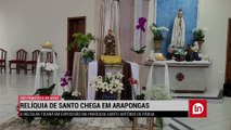Relíquia de São Francisco de Assis chega em Arapongas