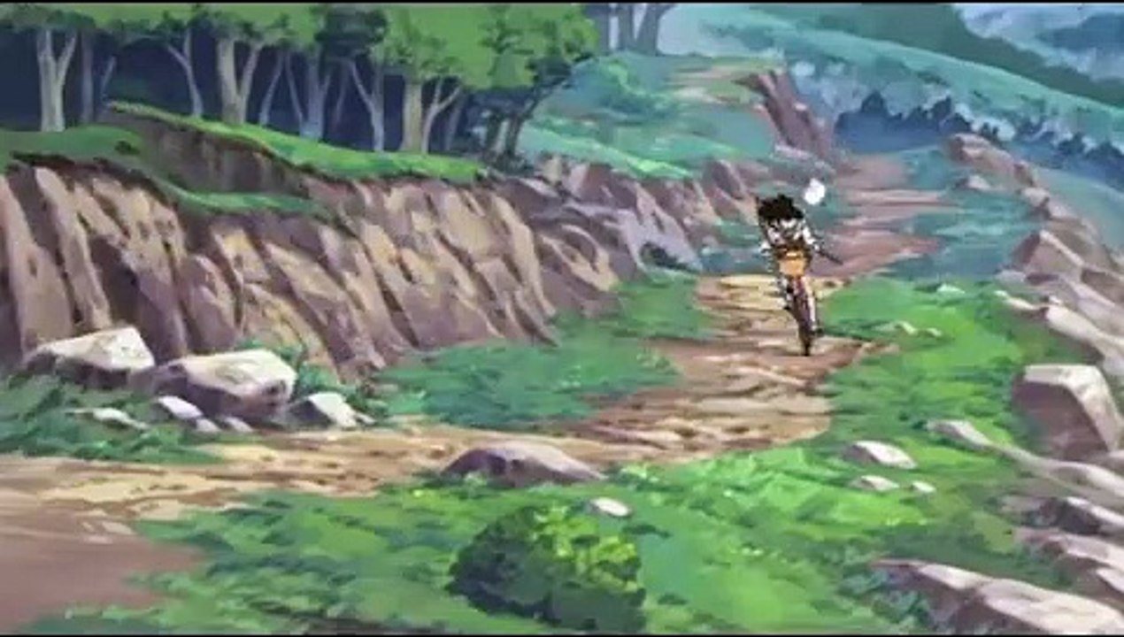 Inuyasha and Sesshomaru battle over sounga