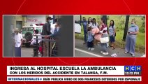 ¡Varios heridos! tras aparatoso accidente de tránsito en Talanga, Francisco Morazán