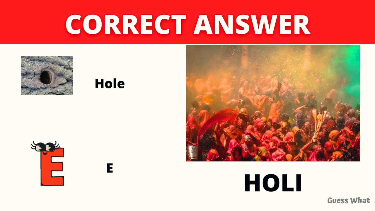 Guess Festival with clues