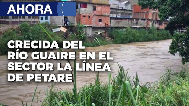 Crecida del Río Guaire en el sector La Línea de Petare - #06Oct - VPItv