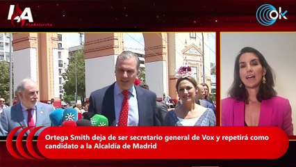 Rocío Monasterio niega que la salida de Ortega Smith tenga que ver con Olona: «Vox está como una piña»