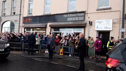 Prince and Princess of Wales arrive in Carrickfergus 06-10-22