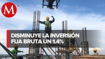 Inversión fija bruta tropieza en julio, cae 1.4% mensual