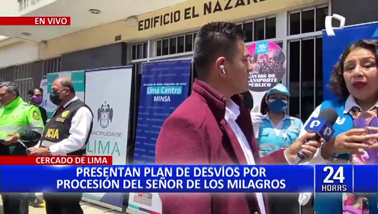 Señor de los Milagros: ATU presenta plan de desvíos para primer recorrido de la procesión
