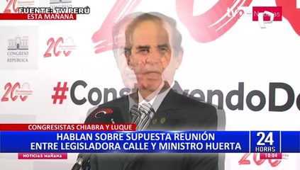 Ruth Luque sobre Digna Calle: "No veo mal que un congresista tenga una reunión con un ministro"