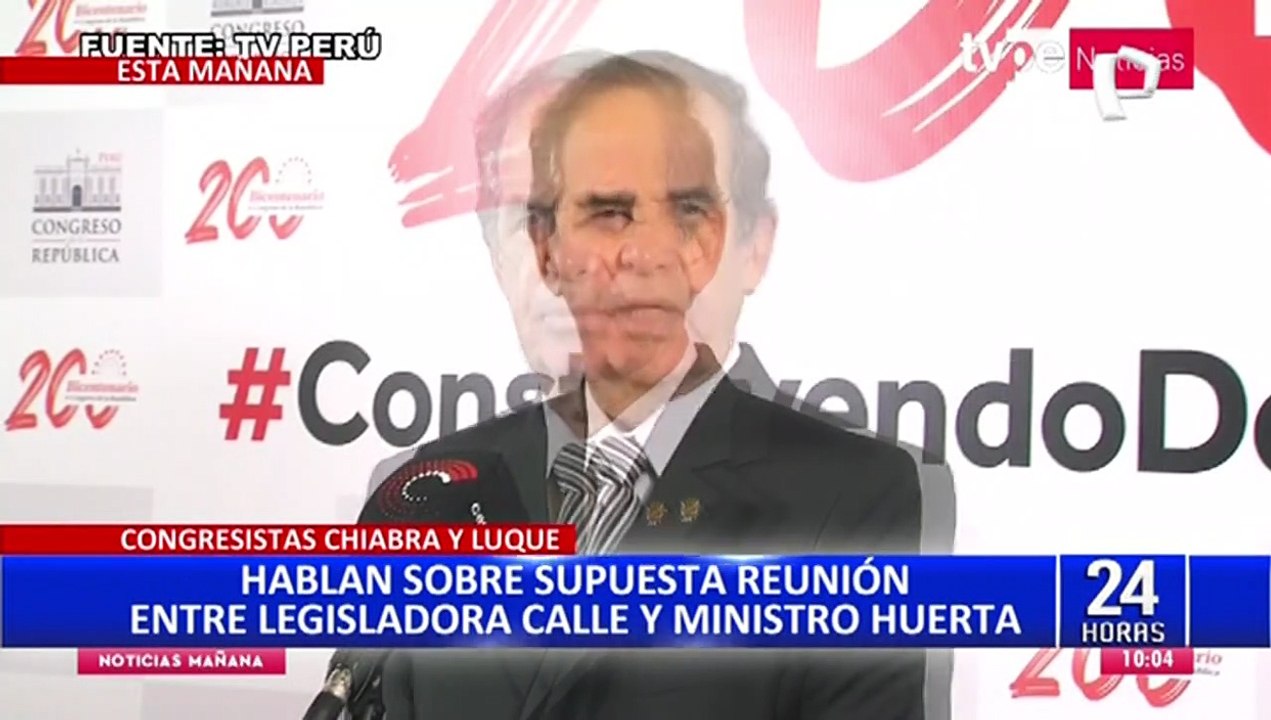 Ruth Luque sobre Digna Calle: "No veo mal que un congresista tenga una reunión con un ministro"