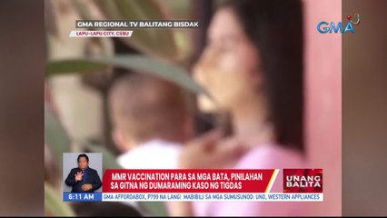 MMR vaccination para sa mga bata, pinilahan sa gitna ng dumaraming kaso ng tigdas | UB