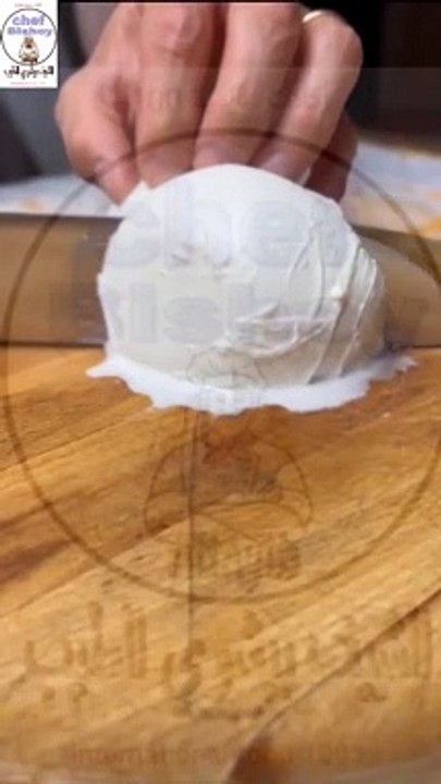 Mozzarella cheese block (buffalo mozzarella  cheese)...Bloc de fromage mozzarella (fromage mozzarella de bufflonne)