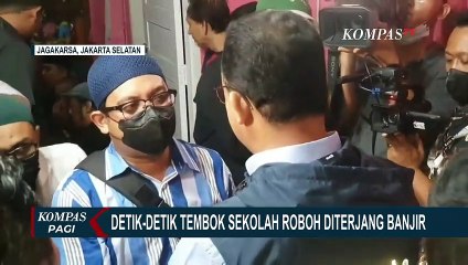 Pasca Insiden Ambruknya Tembok MTsn 19, Anies Melayat dan Beri Santunan ke Keluarga Korban