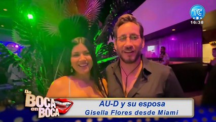 AU-D y su esposa fueron captados en Miami y esperan ser padres nuevamente