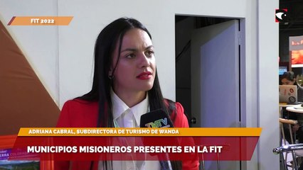 Municipios misioneros presentes en la FIT
