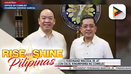 Appointment nina Ernesto Ferdinand Maceda Jr. at re-appointment ni Nelson Celis bilang commissioners, kinumpirma ng COMELEC