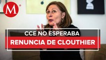 Salida de Tatiana Clouthier, inesperada para el Consejo Coordinador Empresarial