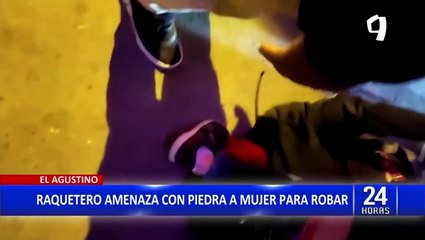 El Agustino: Menor de edad atacó a pedradas a su víctima por resistirse a robo