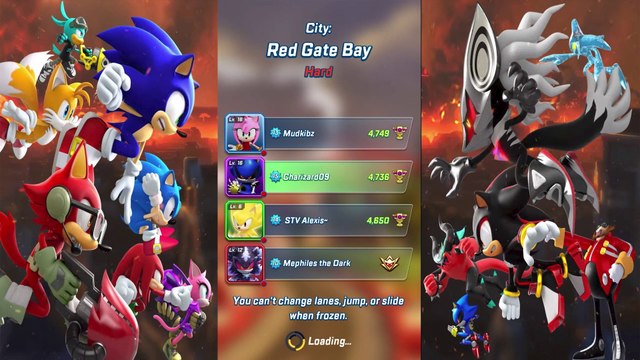 Sonic Forces Speed Battle Special Mephiles the Dark