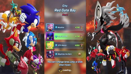Sonic Forces Speed Battle Special Mephiles the Dark