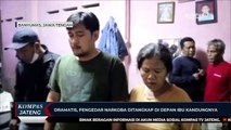 Dramatis, Pengedar Narkoba Ditangkap di Depan Ibu Kandungnya