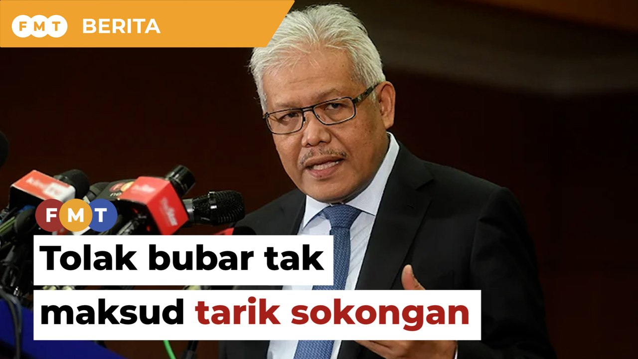 Tolak bubar Parlimen tak maksud tarik sokongan untuk PM, kata Hamzah