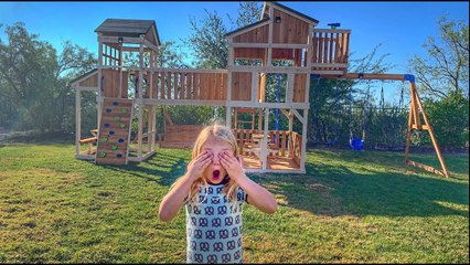 Surprising Everleigh With Ultimate Backyard Makeover!!!
