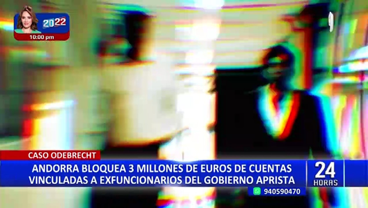 Odebrecht: Andorra bloquea 3 millones de euros de empresarios vinculados a Alan García