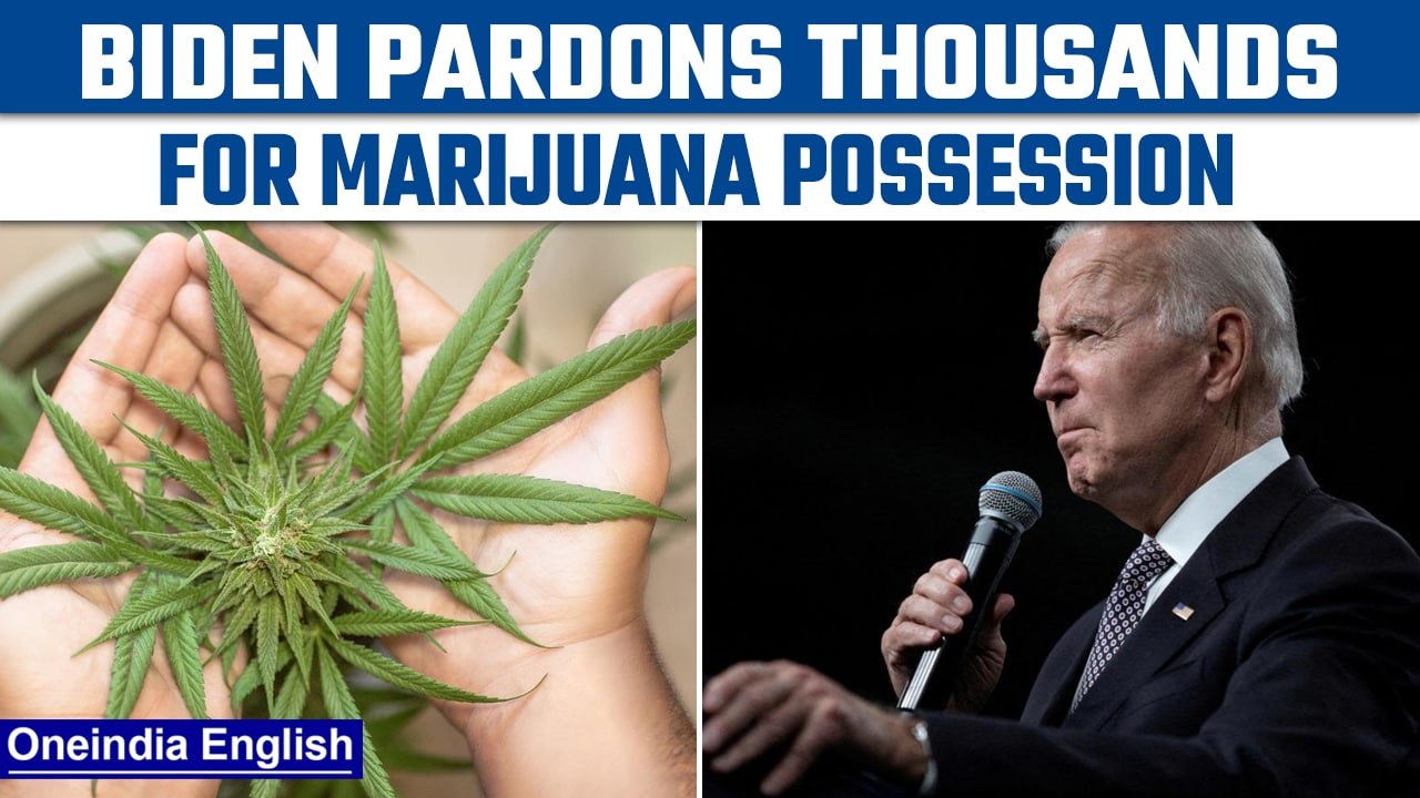 US President Joe Biden calls for reform in Marijuana laws,says possession not a crime| Oneindia News