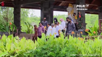 Presiden Jokowi Tinjau Tahura Ngurah Rai