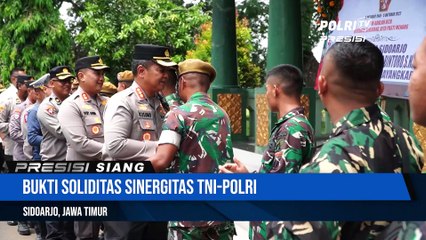 Perkuat Sinergitas, Polresta Sidoarjo Meriahkan HUT TNI Ke-77