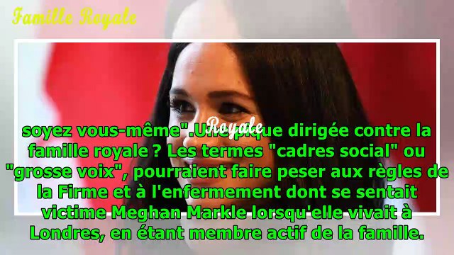 Meghan Markle cinglante avec la famille royale ? Cette phrase sème le doute