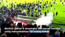 Peran 6 Tersangka Tragedi Kanjuruhan | Katadata Indonesia